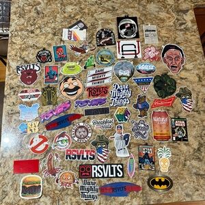 RSVLTS Sticker Collection - 55 Individual Stickers from various years